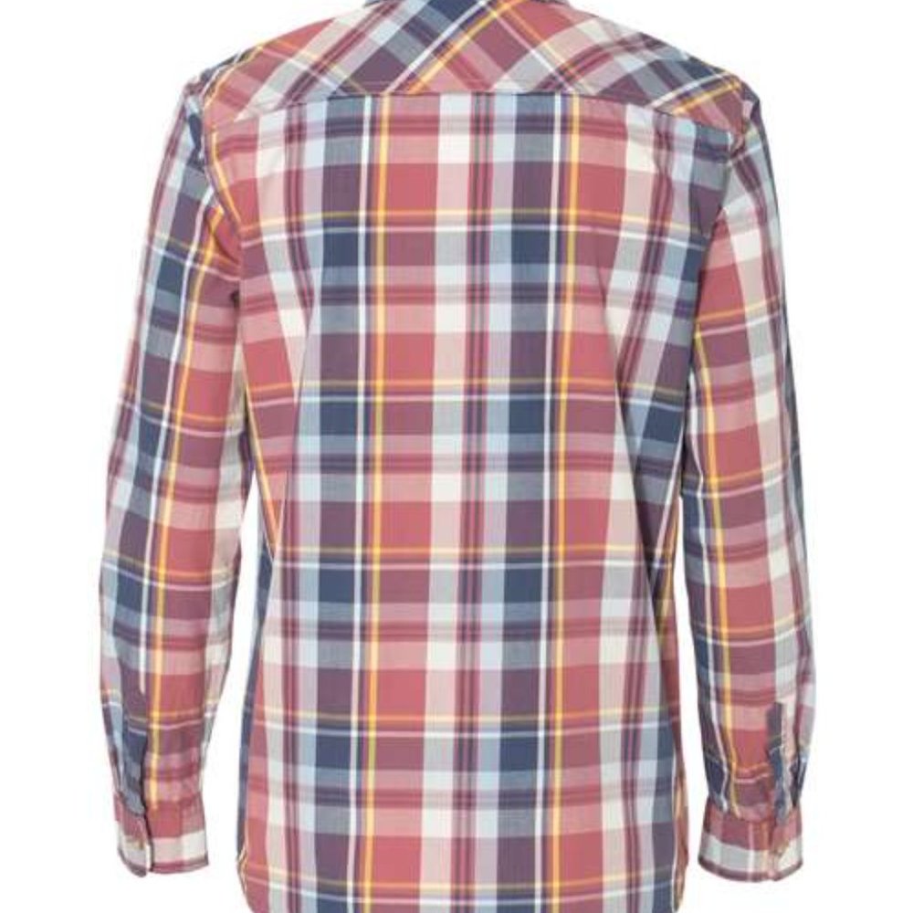 Women's Western Plaid Long Sleeve Sleeve Shirt - Picture 7 of 7
